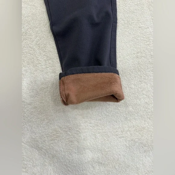 Men's Pants Straight Leg Fleece Insulated Dark Gray Size 32/28 - Picture 6 of 6